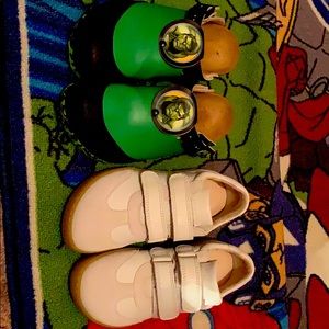 2 pair of Birkenstock shoes